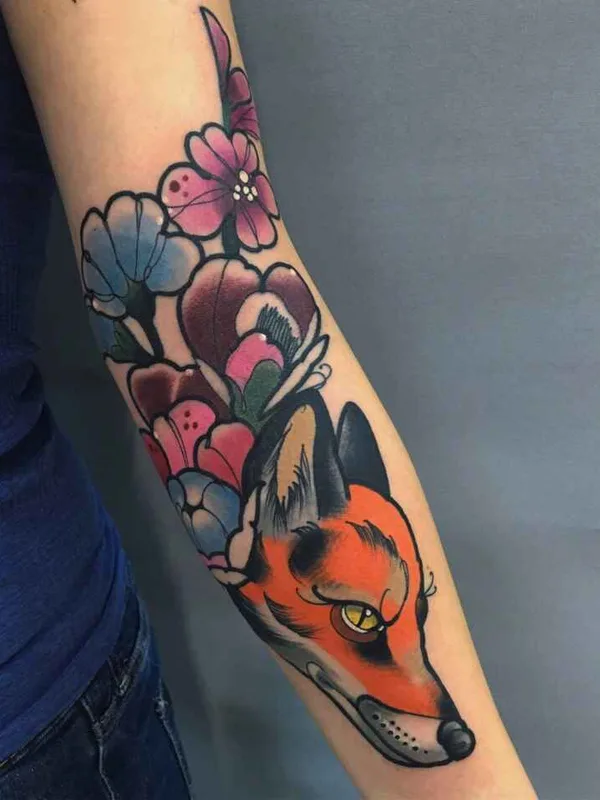 color neo traditional татуировка на forearm #3011 | Тату мастер Дмитрий Табачин