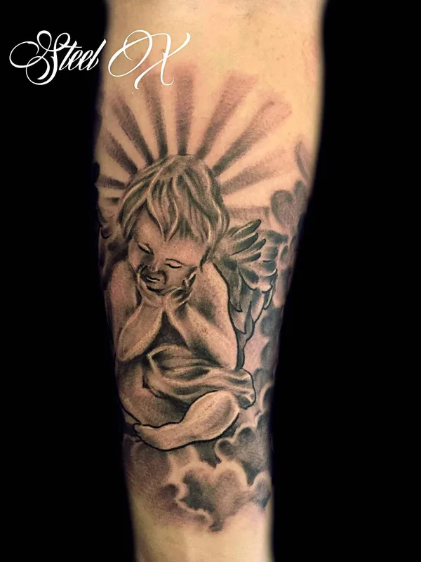 black and grey realism tatuaje en forearm #18473 | Tatuador Владимир Steel X