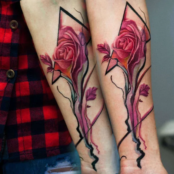 New School tattoo by Роман Ржевский in Мурманск
