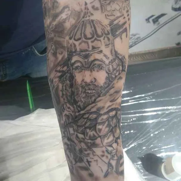 Black & Grey tattoo by Shelk in Уфа