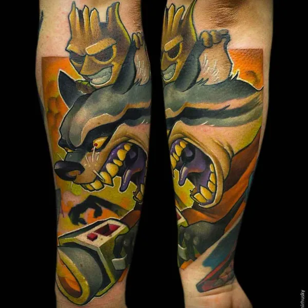 Авторская tattoo by Амир Хаски in Казань