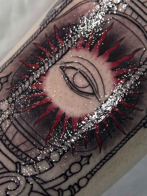 black and grey blackwork татуировка на forearm #19487 | Тату мастер Богдан 