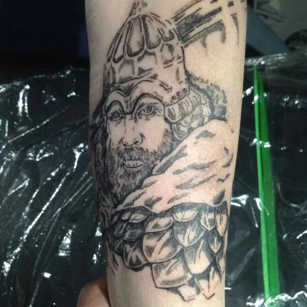 Black & Grey tattoo by Shelk in Уфа
