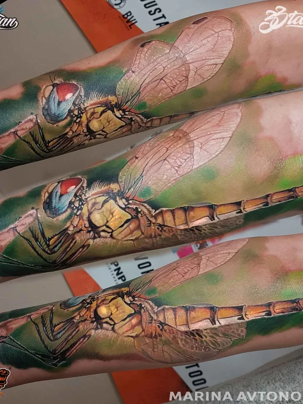 color realism tatouage sur forearm #7486 | Artiste tatoueur Марина Автономова