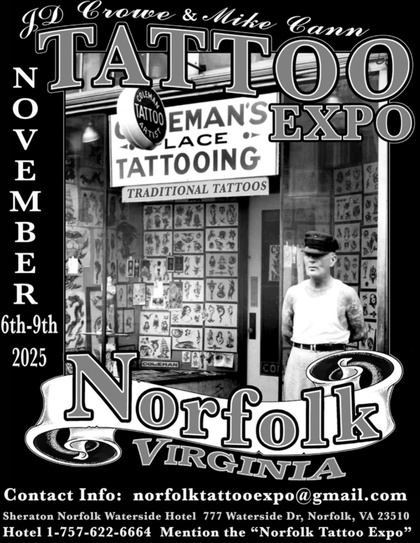 Norfolk Tattoo Expo | 06 - 09 Ноября 2025