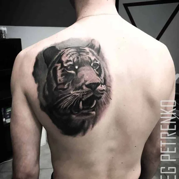Linework tattoo by Петренко Олег in Moscow