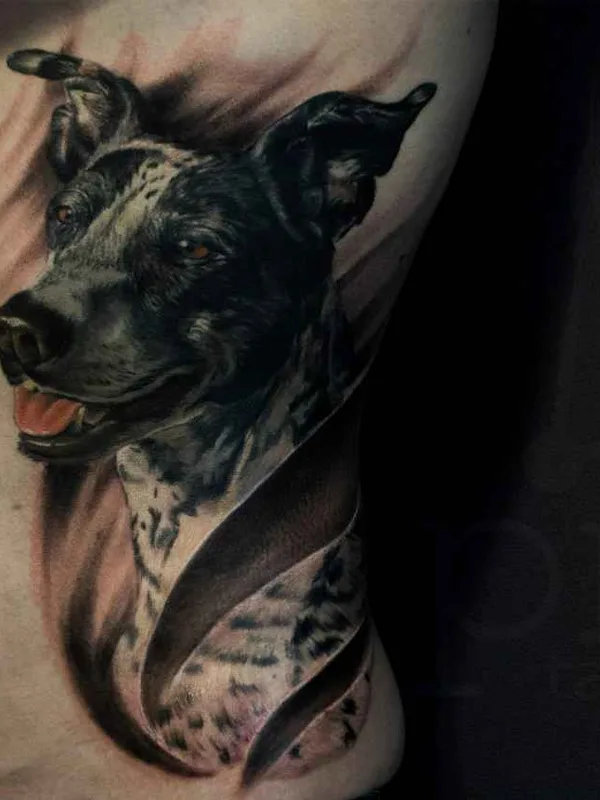 black and grey realism Tatuaggio su side #7496 | Tatuatore Mihail & Polina