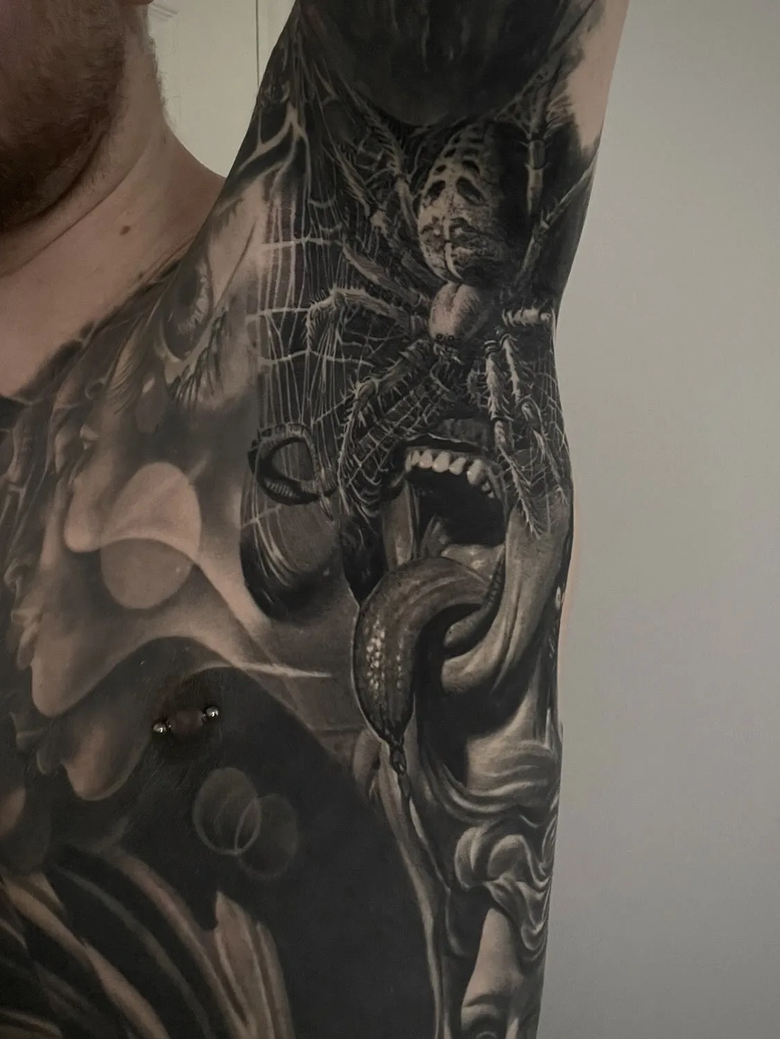Tattoo artist Owen Paulls