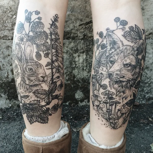 Dotwork tattoo by Pony Reinhardt in New York City