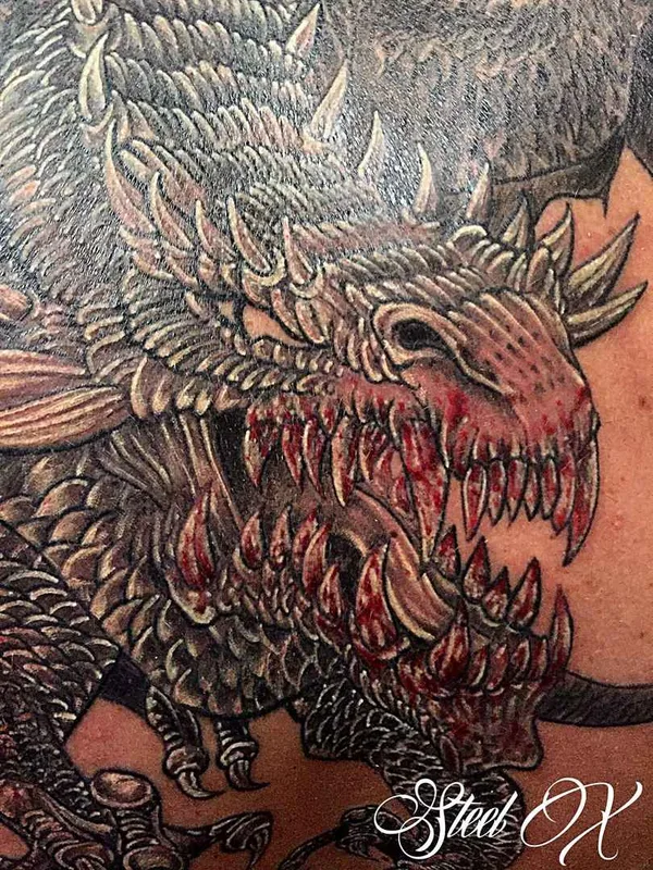 color realism tatuaje en shoulder blade #18465 | Tatuador Владимир Steel X