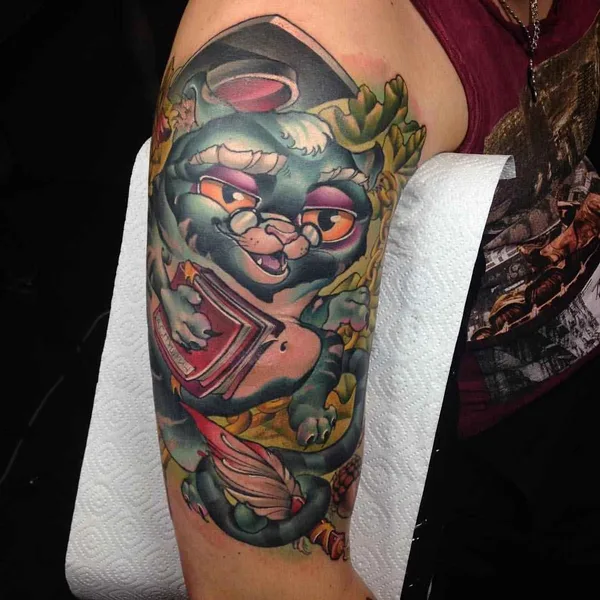 New School tattoo by Герман Горбунов in Saint Petersburg