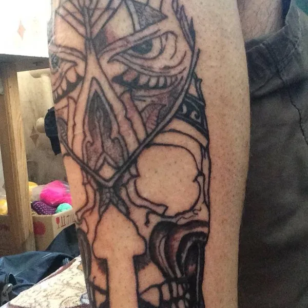 Black & Grey tattoo by Shelk in Уфа