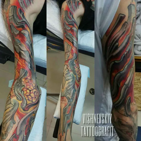 Орнаментальная tattoo by Андрей Вишневский in Ростов-на-Дону
