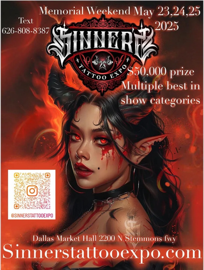 Sinners Tattoo Expo #4 | 12 - 2026-06-14 00:00:00