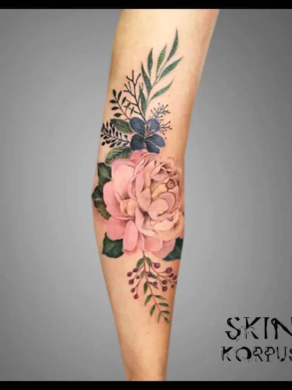 color botanic татуировка на forearm #13801 | Тату мастер Skin Korpus