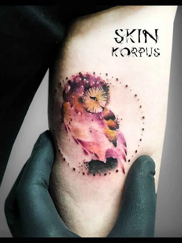 color watercolor татуировка на forearm #13808 | Тату мастер Skin Korpus