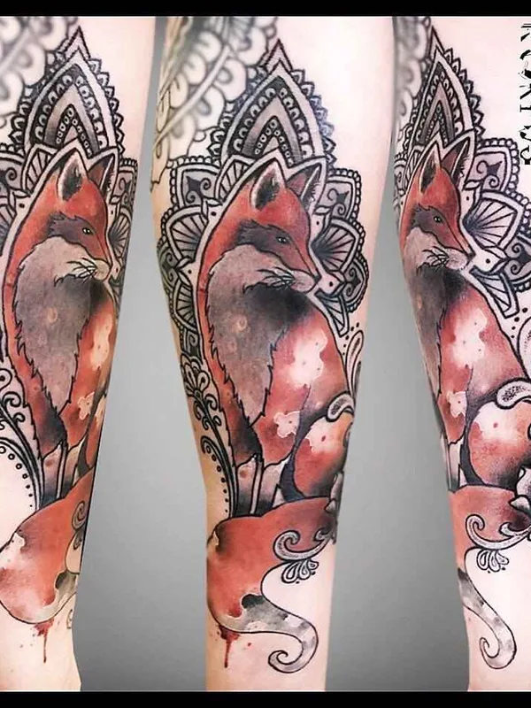 color watercolor татуировка на forearm #13811 | Тату мастер Skin Korpus