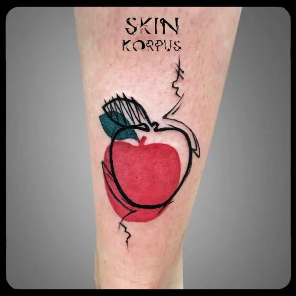 Watercolor tattoo by Skin Korpus in Luxembourg