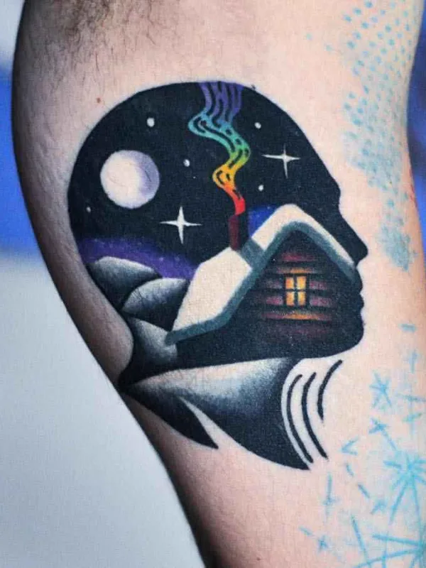 color illustrative tatuaje en forearm #10895 | Tatuador David Cote Peyote