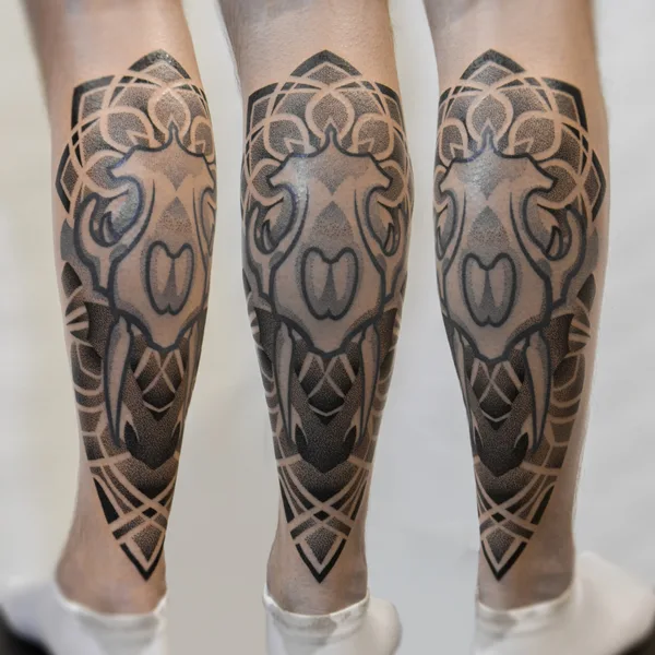 Dotwork tattoo by Artem Fomichev in Moscow