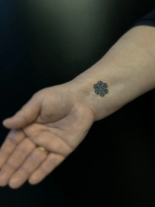 Dotwork tattoo by Artem Fomichev in Moscow