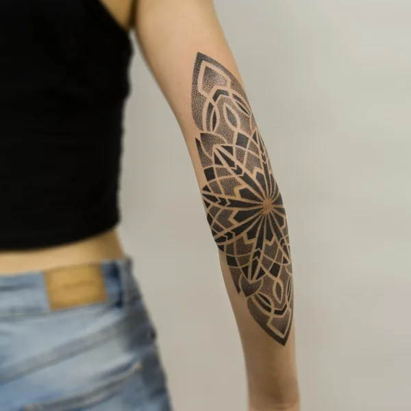 Dotwork tattoo by Artem Fomichev in Moscow