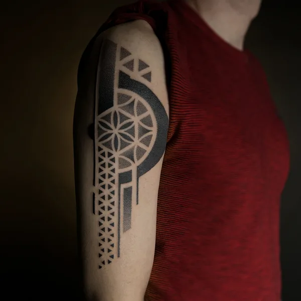 Dotwork tattoo by Artem Fomichev in Moscow