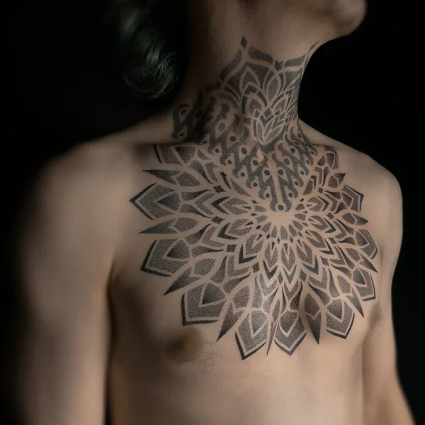 Dotwork tattoo by Artem Fomichev in Moscow