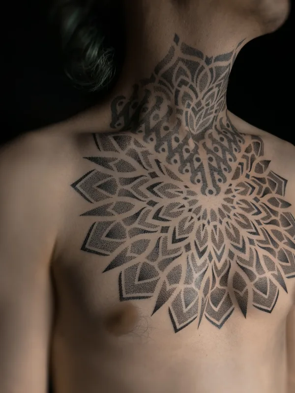 Dotwork tattoo by Artem Fomichev in Moscow