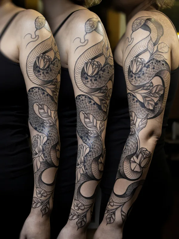 Dotwork tattoo by Artem Fomichev in Moscow