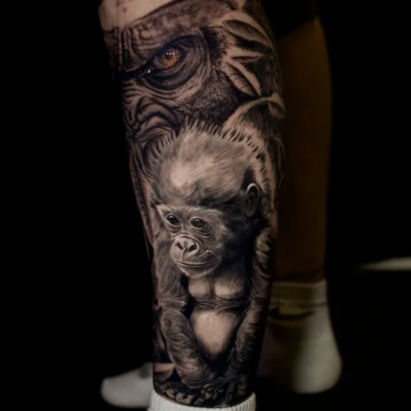 Horror tattoo by Brian Pardy in Abbotsford