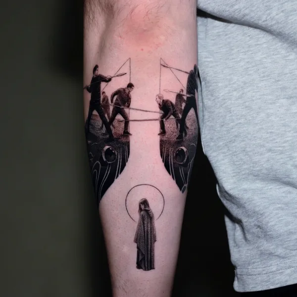 Микрореализм tattoo by Professor Che in Москва
