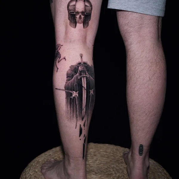 Микрореализм tattoo by Professor Che in Москва