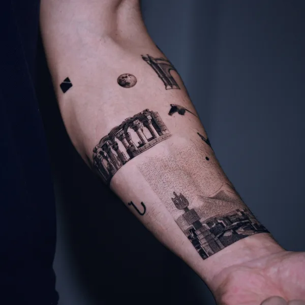 Микрореализм tattoo by Professor Che in Москва