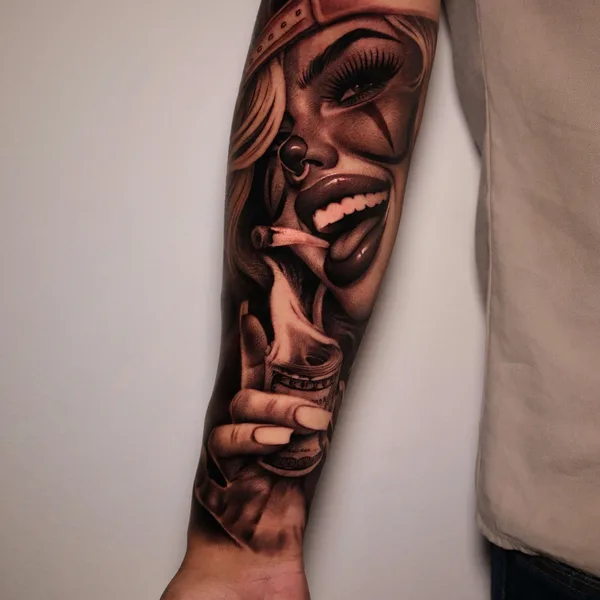 Realism tattoo by Denis Casella in Milano