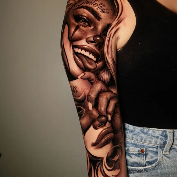 Realism tattoo by Denis Casella in Milano