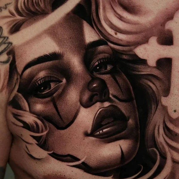 Realism tattoo by Denis Casella in Milano