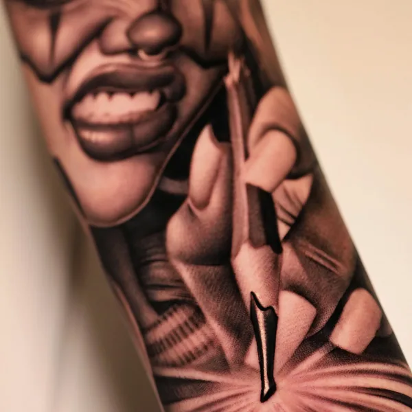 Realism tattoo by Denis Casella in Milano