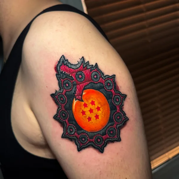patch tattoo by Diego Conci in Denver