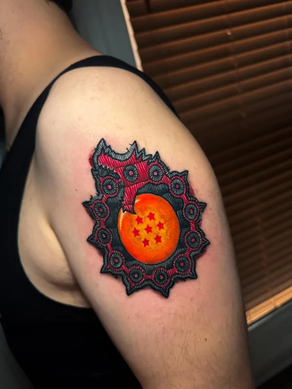 male patch tattoo on shoulder #89993 | Tattoo Artist Diego Conci