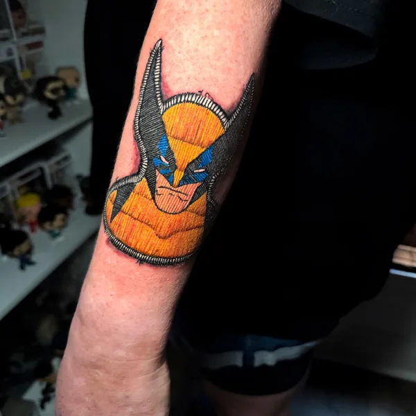 patch tattoo by Diego Conci in Denver