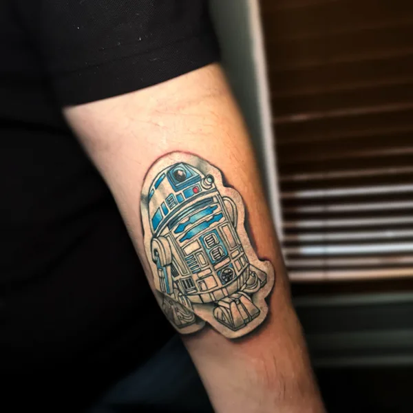 patch tattoo by Diego Conci in Denver
