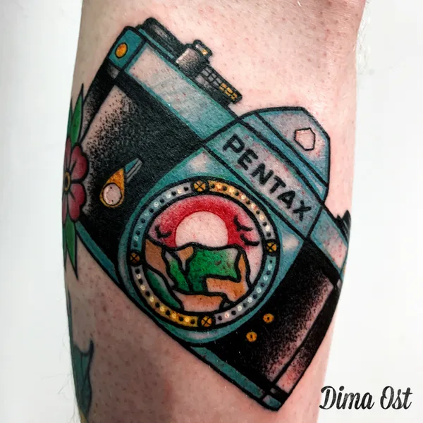 Old School tattoo by Dmitrii Ostanin in Beograd