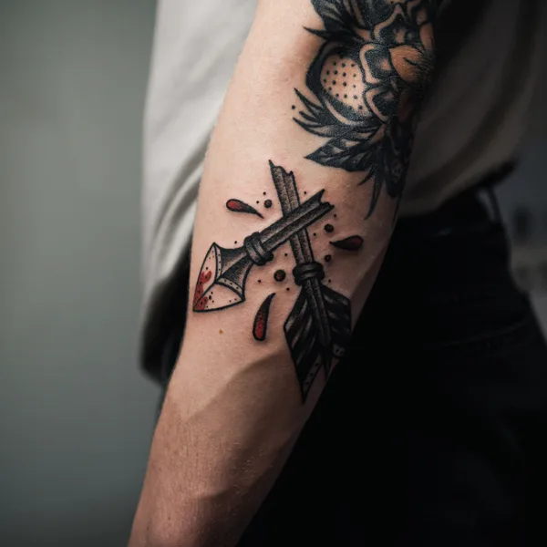 Old School tattoo by Dmitrii Ostanin in Beograd