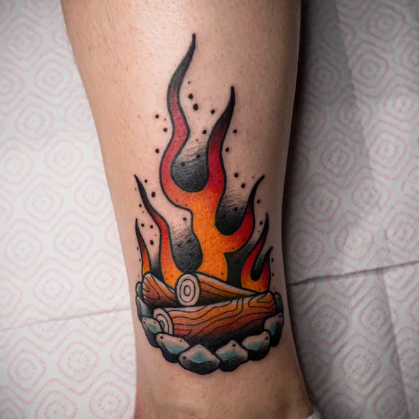 Old School tattoo by Dmitrii Ostanin in Beograd
