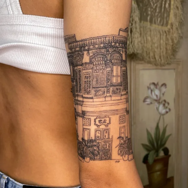 Author's Style tattoo by Eternal in London
