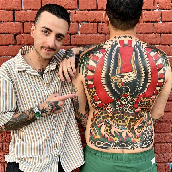 Traditional tattoo by Francesco Ferrara in Newport Beach
