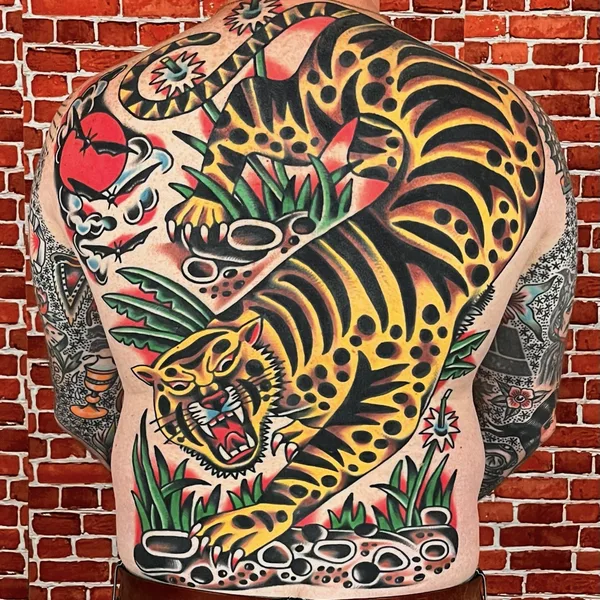 Traditional tattoo by Francesco Ferrara in Newport Beach