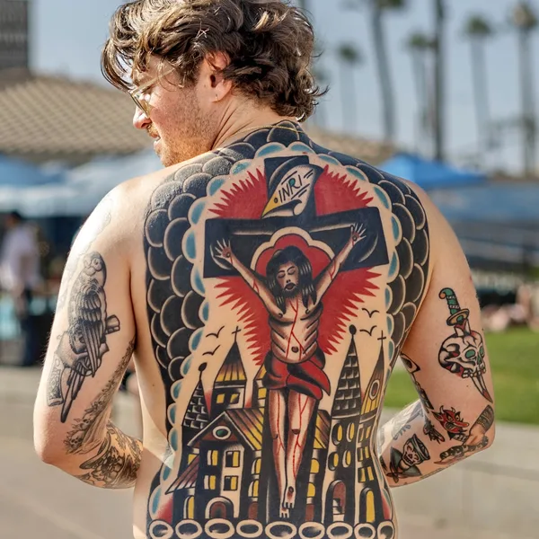 Traditional tattoo by Francesco Ferrara in Newport Beach