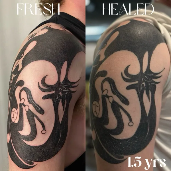 Neo Traditional tattoo by Hailey Koetitz in Miami